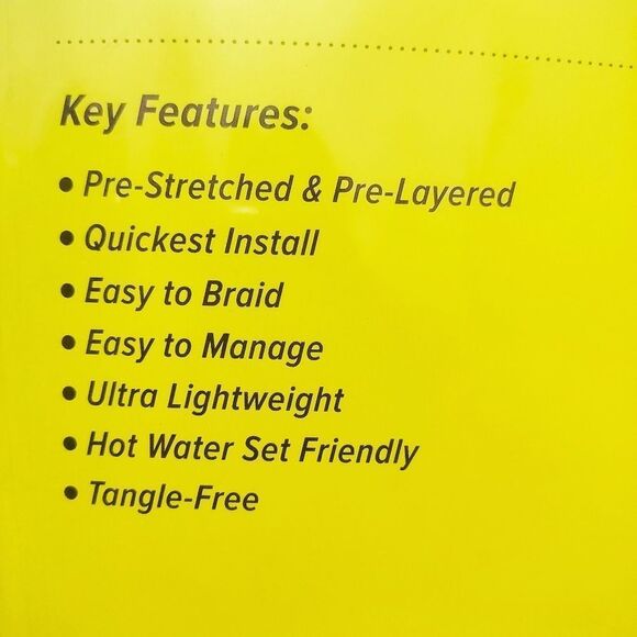 X-Pression Pre-stretched Pre-layered Braid Hair Extensions 52 Inch - Picture 8 of 9